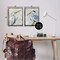 Stupell Industries White Egret Blue Heron 2 pc Framed Floater Canvas Wall Art Set Design by Yvette St. Amant